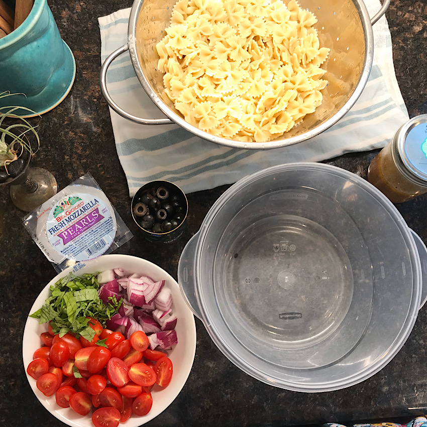 Meatless Italian Pasta Salad