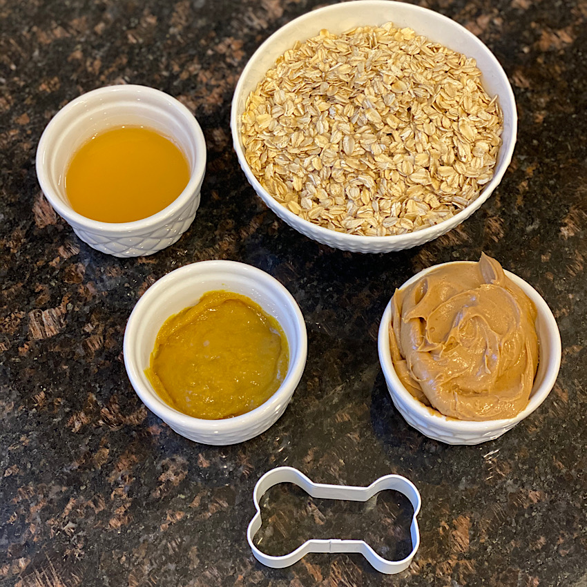 Peanut Butter Oatmeal Dog Treats filled with Wholesome ingredients