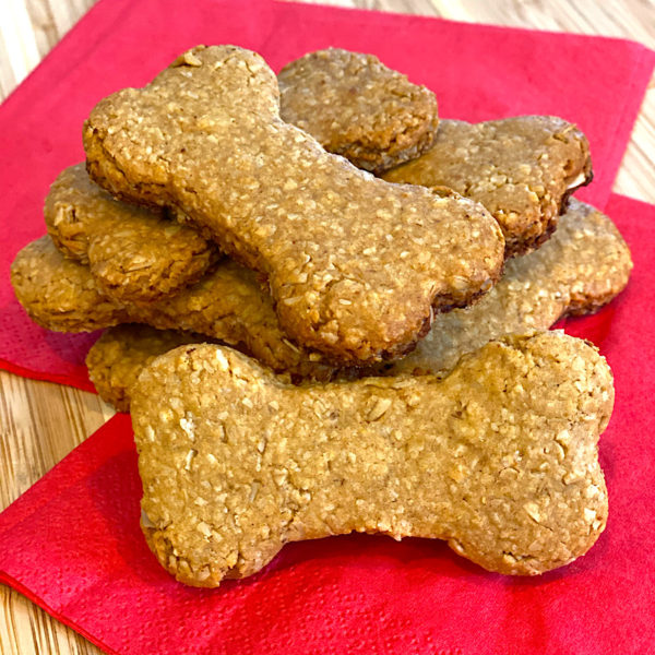 Peanut Butter Oatmeal Dog Treats At Lara S Table   Peanut Butter Oatmeal Dog Treats 2 600x600 