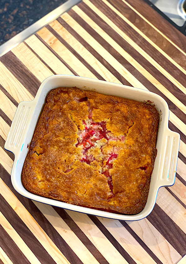 Strawberry Rhubarb Cobbler