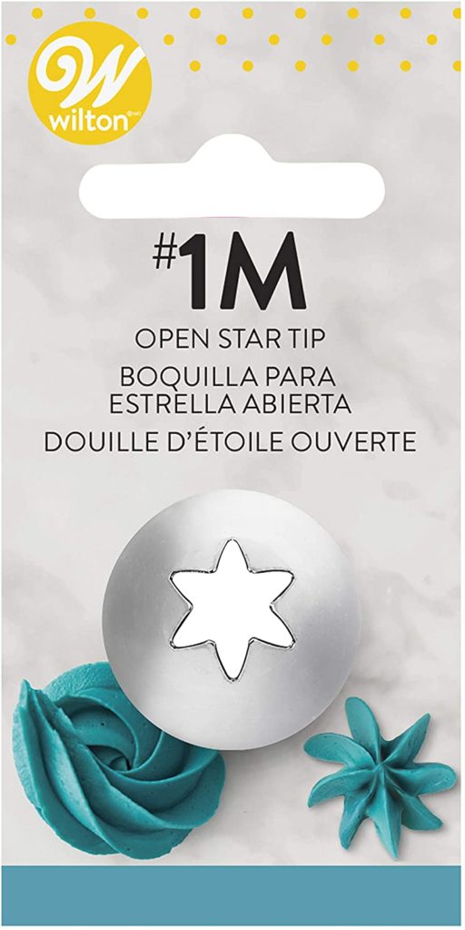 Large star decorating tip from Wilton.