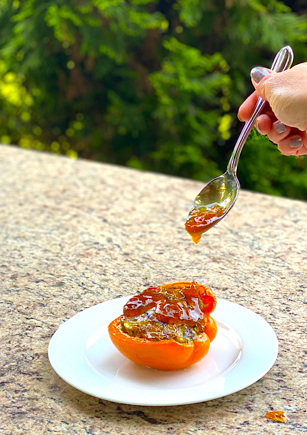 Southwest Stuffed Pepper fresh from the oven