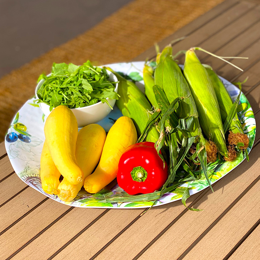 Fresh vegetables for the Bayou Burger from Grill of Victory