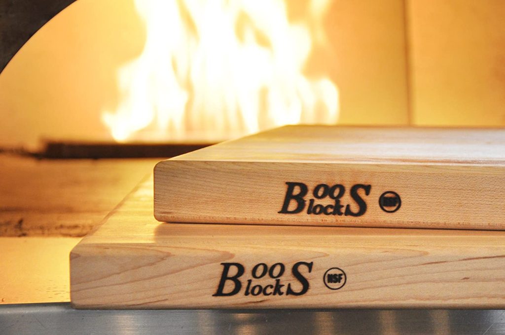 John Boos wood cutting board. 