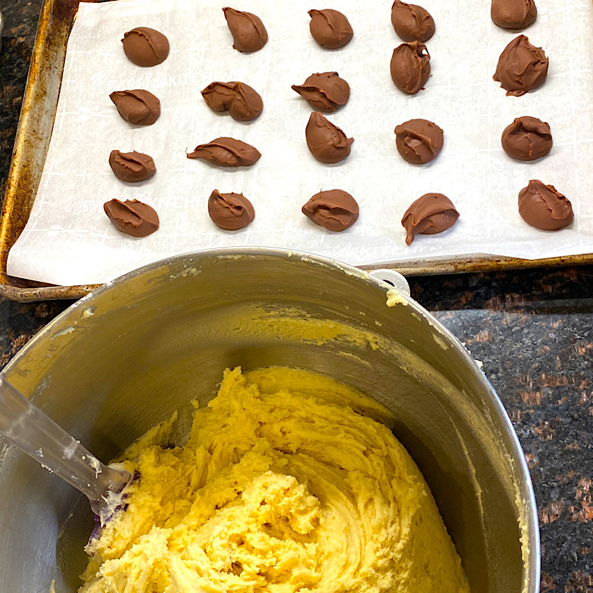 Frozen Nutella balls and Cookie dough