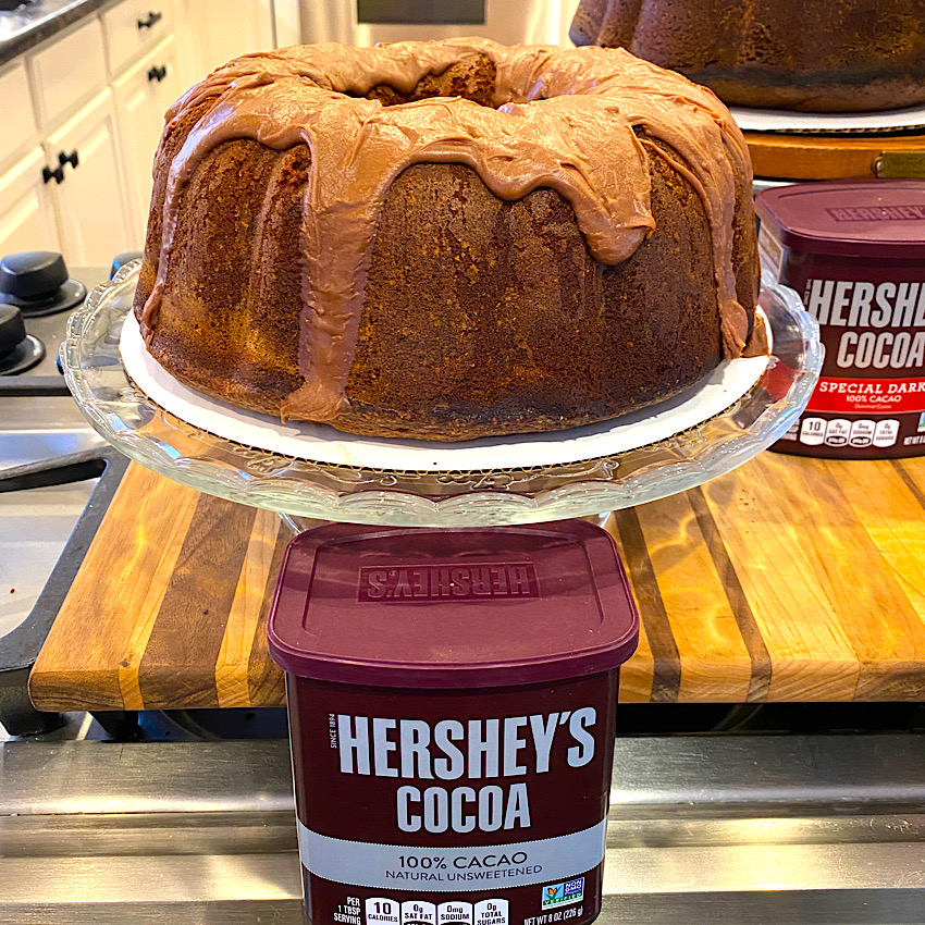 Classic Hershey's Cocoa Powder Pound Cake
