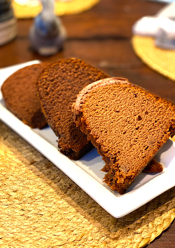 Chocolate Pound Cake Three Ways